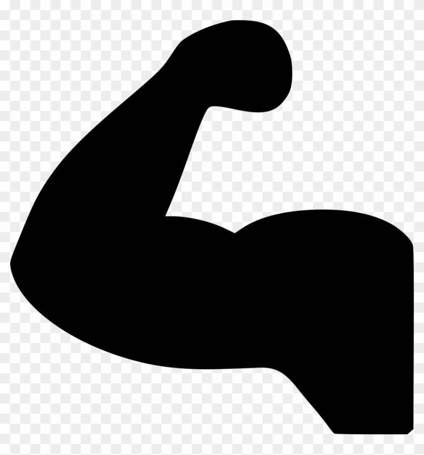 Svg Free Stock Png Icon Free Download Onlinewebfonts - Muscle Png Icon White Clipart #1579927