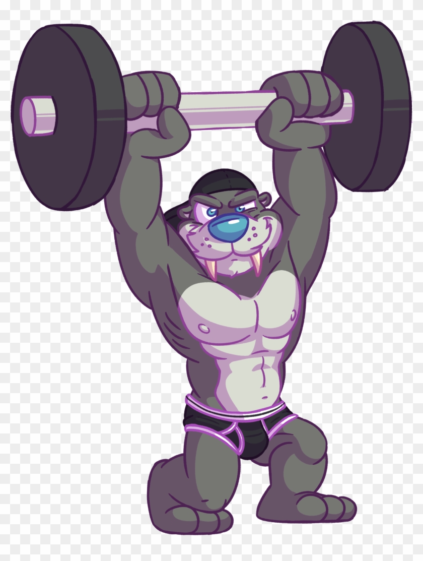 Muscle Walrus , Png Download Clipart #1580094