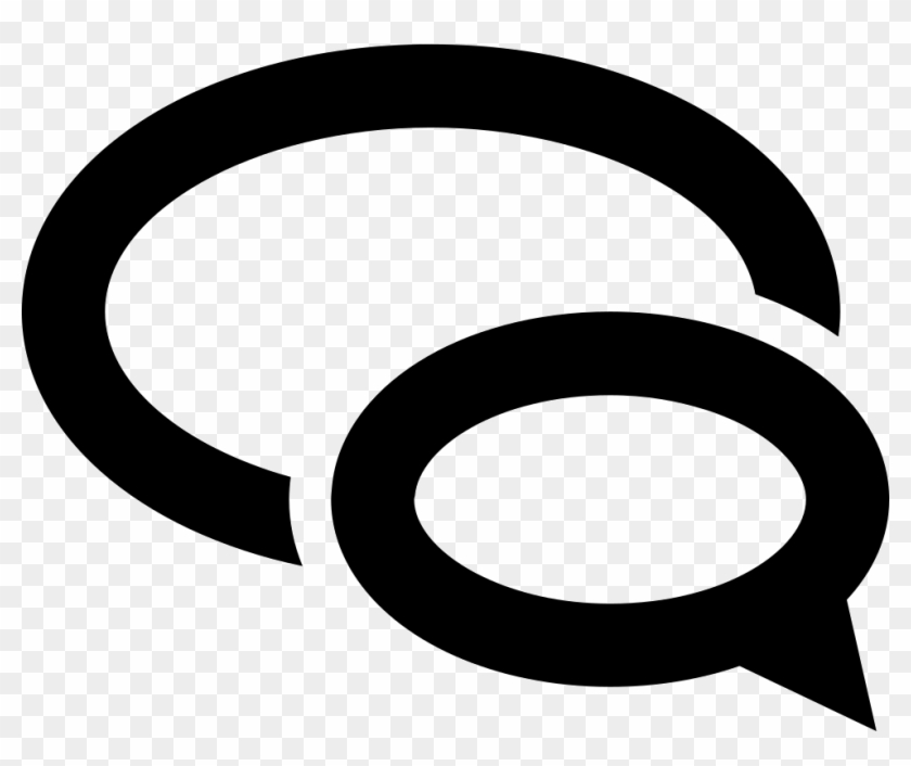 Conversation Bubble Comments - Circle Clipart #1580354