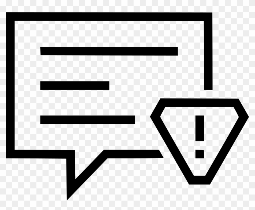 Message Alert Bubble Conversation Talk Attention Comments Clipart