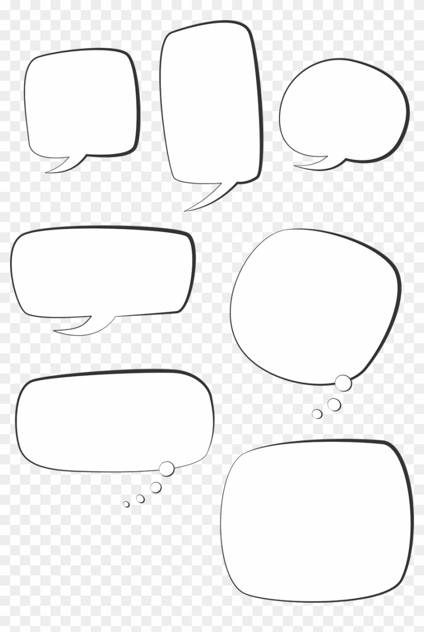 Speech Bubble Text Box Talk Bubble - Talking Box In Comic Clipart #1580412