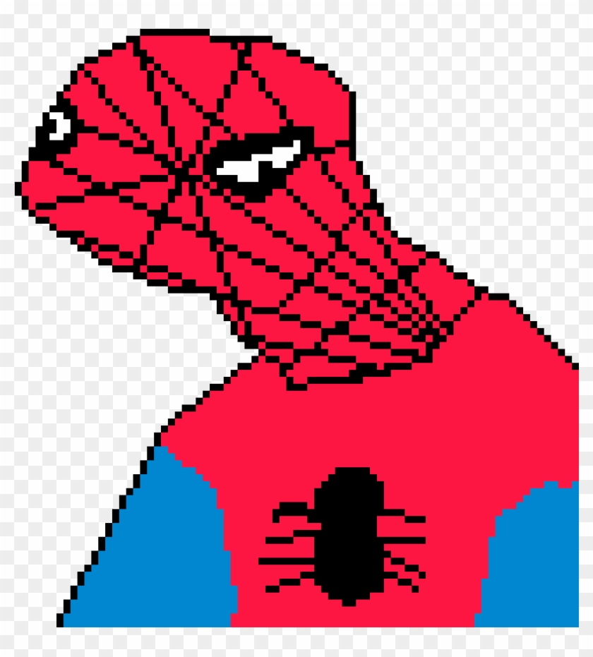 Spoderman - Pixel Spoderman Clipart