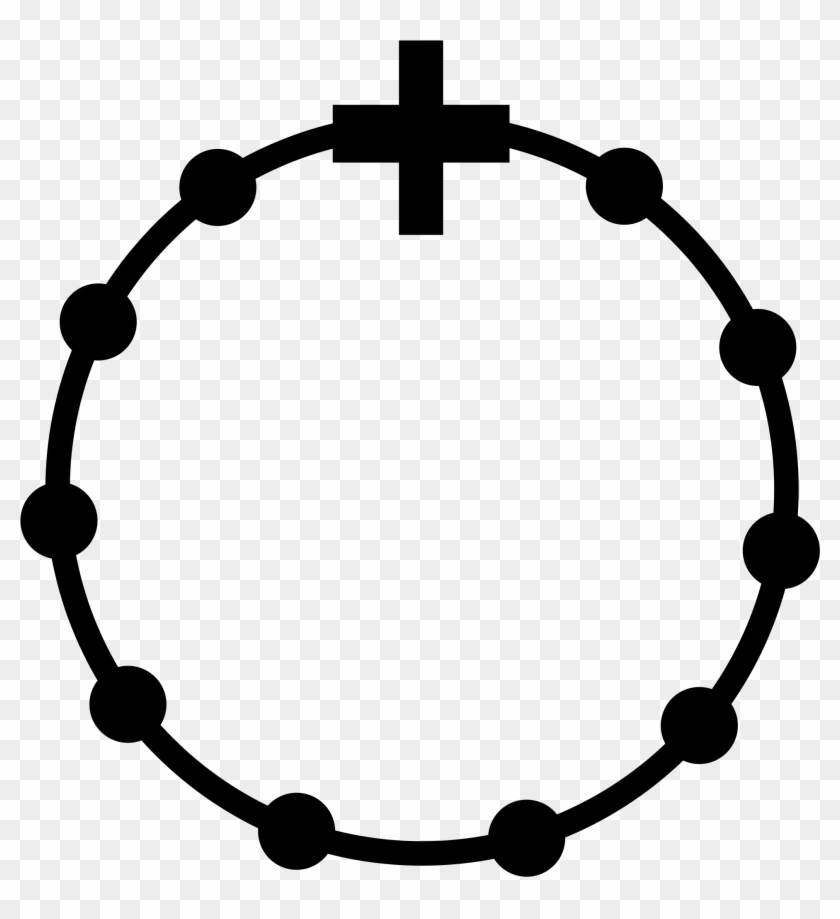 Open - Circle Rosary Png Clipart
