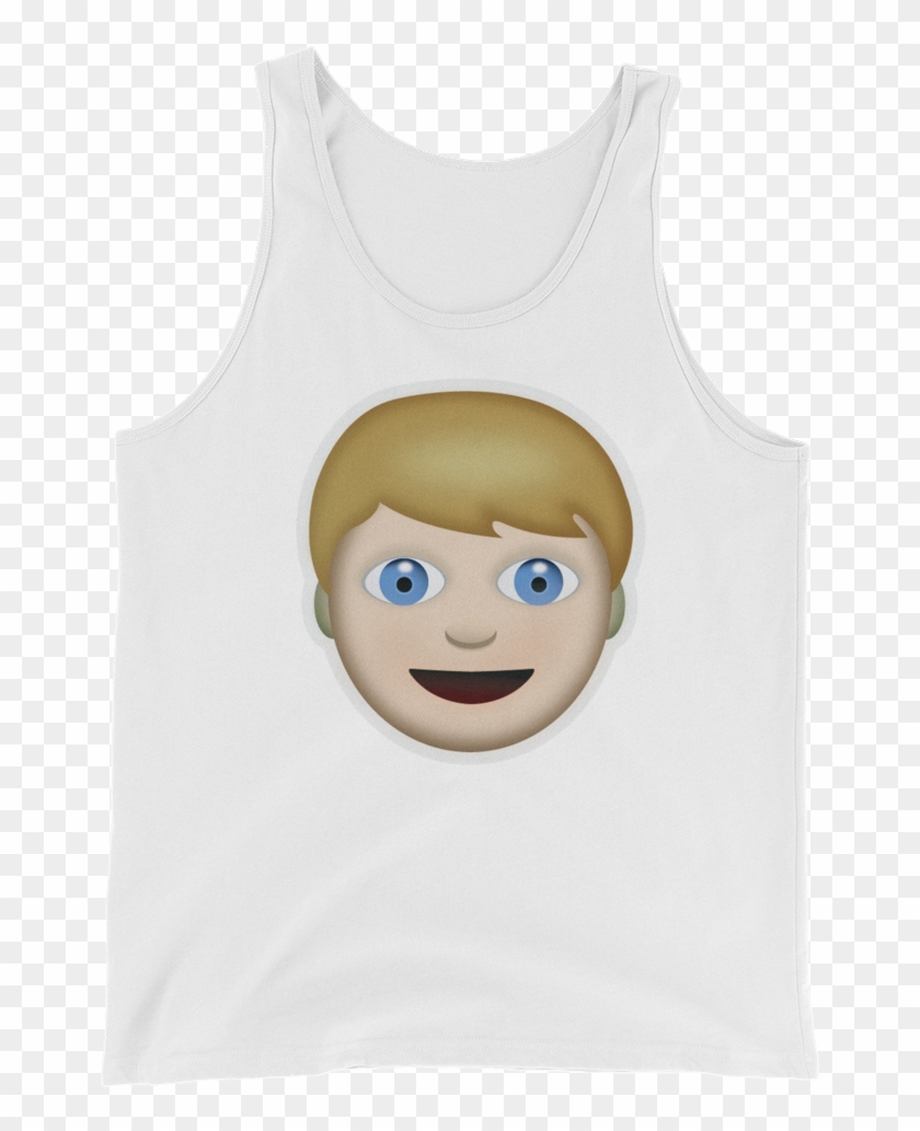 Men's Emoji Tank Top - Cartoon Clipart