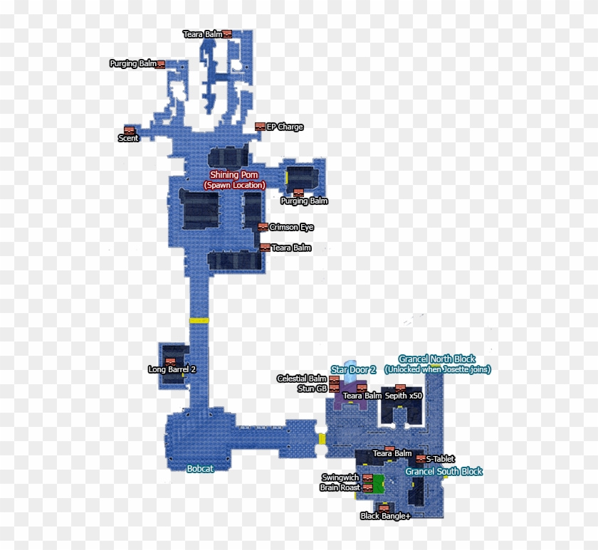 Trails In The Sky The 3rd Grancel West Block - Cobalt Blue Clipart #1580839