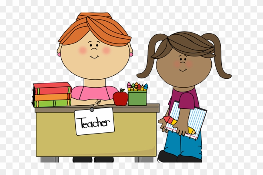 Student Teacher Clipart - Students And Teacher Transparent Png #1580950