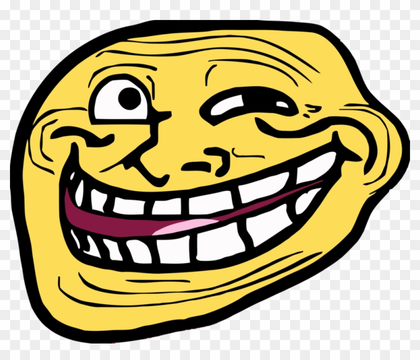 Troll Faces List Download - Troll Face Smiley Clipart #1581043