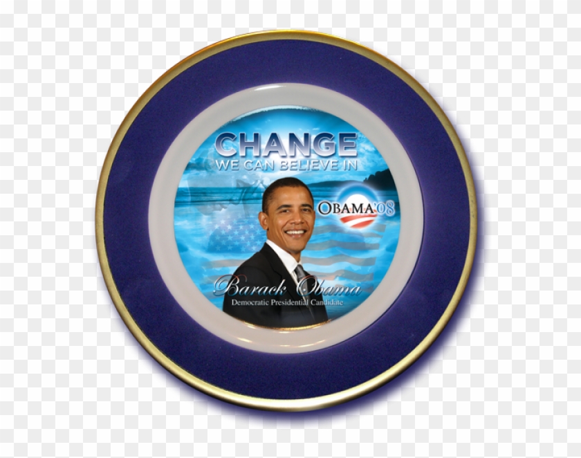 Barack Obama Candidate Plate - Barack Obama Clipart #1581268
