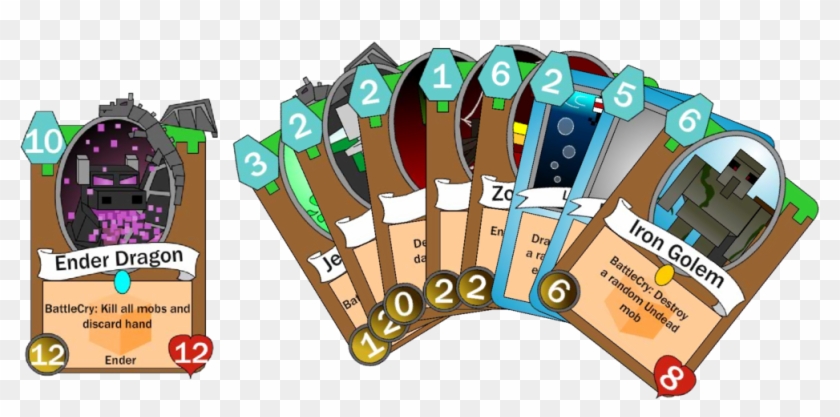 Ideal Cards - Minecraft Hearthstone Clipart #1581339