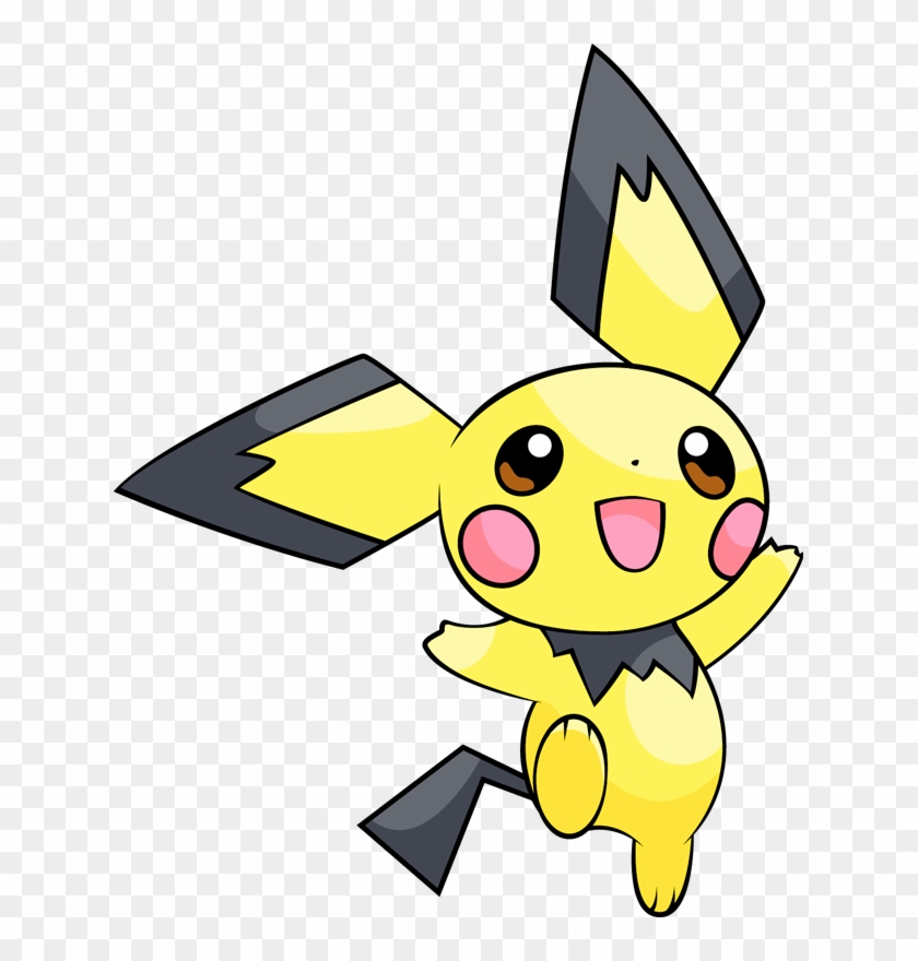 Pokemon Shiny-pichu Is A Fictional Character Of Humans - Mew Pokemon Clipart #1581613