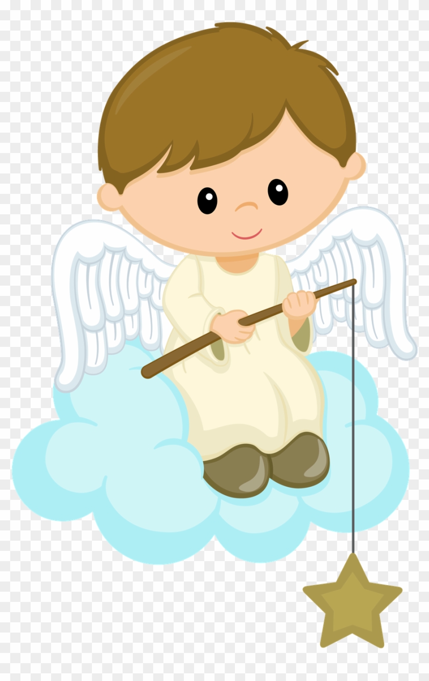 Rosary Clipart Christening Boy - Angel Boy Png Transparent Png
