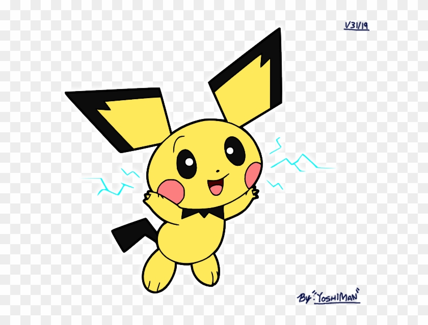 It's Pichu - Cartoon Clipart