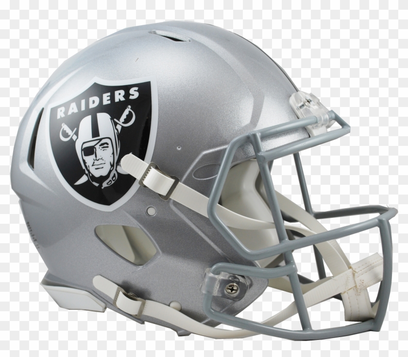 Oakland Raiders Revolution Speed Authentic Helmet - Nfl Raiders Helmet Clipart #1582210