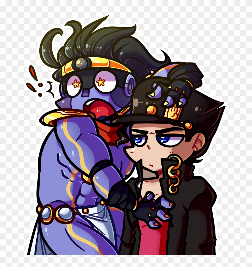 Could You Draw Really Happy/excited Star Platinum - Star Platinum Transparent Clipart #1582268