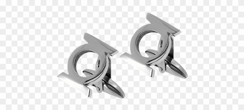 Green Lantern Logo Silver Cufflinks - Green Lantern Cufflinks Clipart