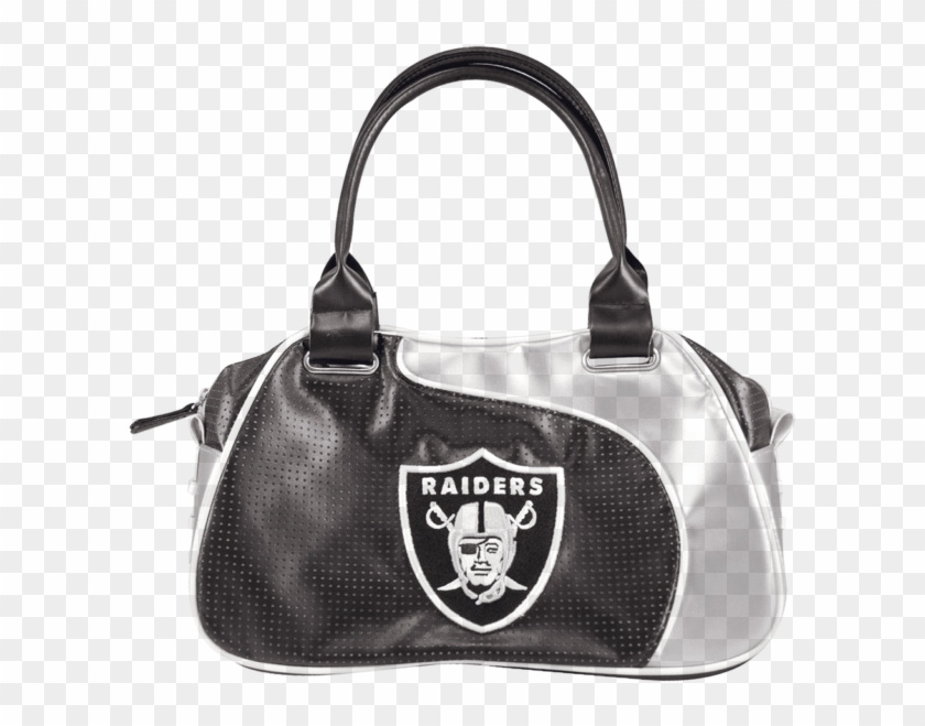 Oakland Raiders Nfl Perfect Bowler Purse Womens Handbag - Oakland Raiders Clipart #1582336