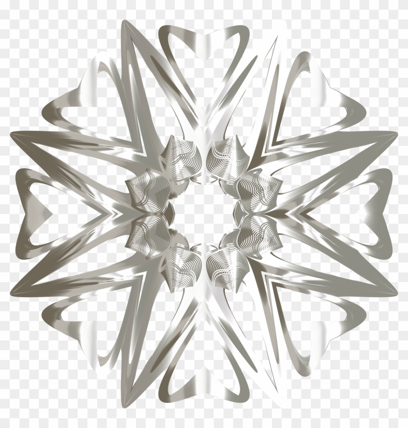 Prismatic Star Line Art 6 No Background Picture - Line Art Clipart #1582543