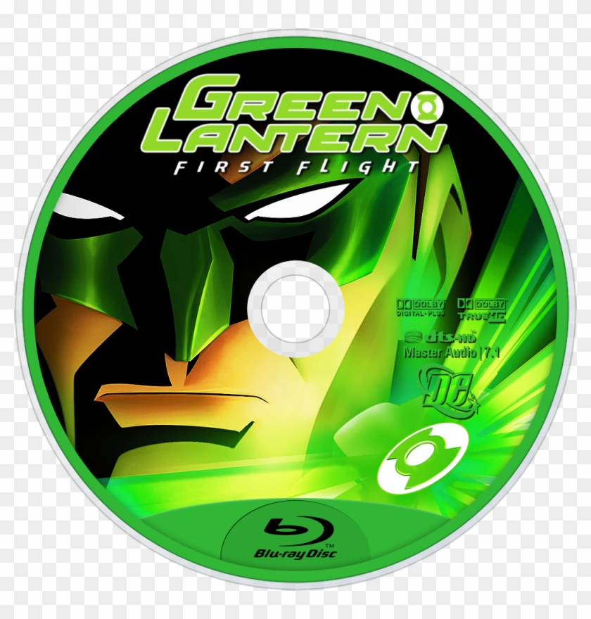 First Flight Bluray Disc Image - Green Lantern First Flight Dvd Clipart #1582729