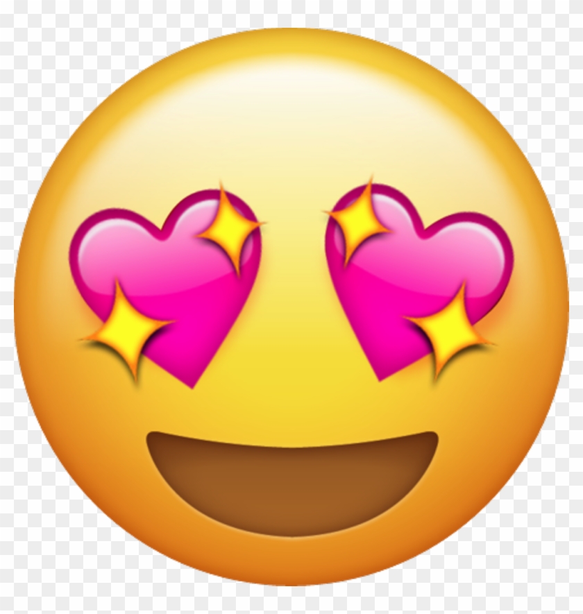 #emoji #cute #love #lol #followme #funny Follow Me - Cute In Love Emoji Clipart