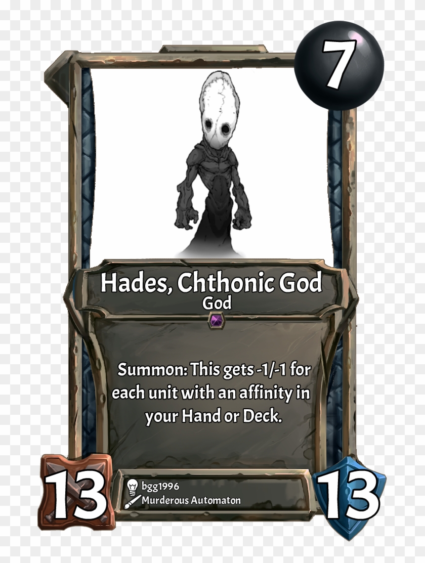 [card] Hades, Chthonic - Collective Community Card Game Clipart #1582942