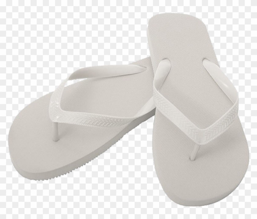 White Flip Flops Png - White Flip Flops Transparent Clipart #1583581