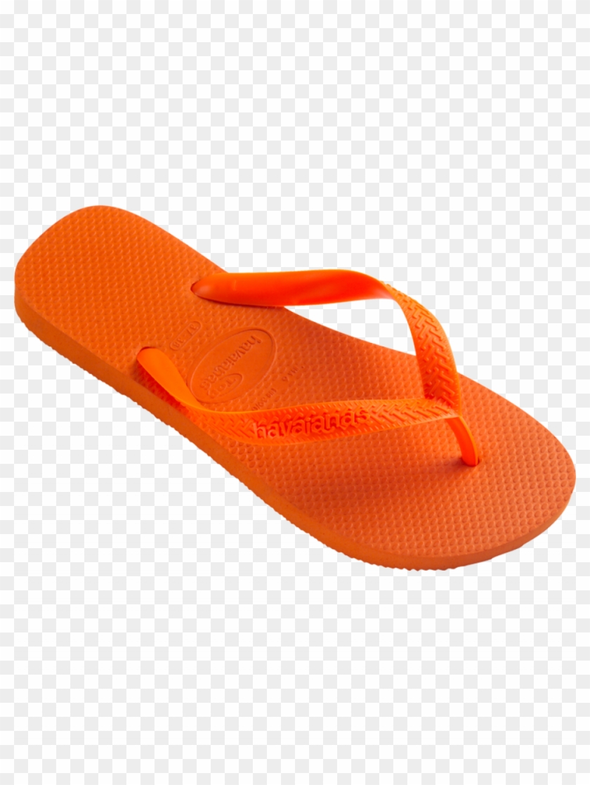 Havaianas Orange Flip Flops Clipart