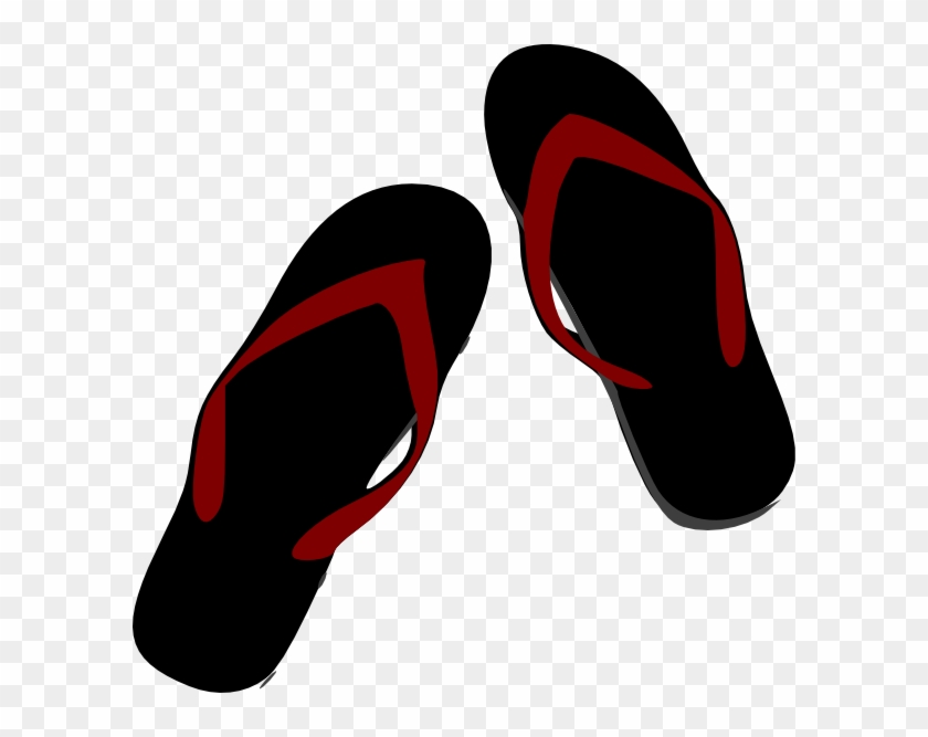 Red Flip Flop Png Clipart #1584033