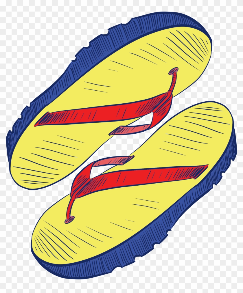 This Free Icons Png Design Of Pair Of Flip Flops Clipart #1584416
