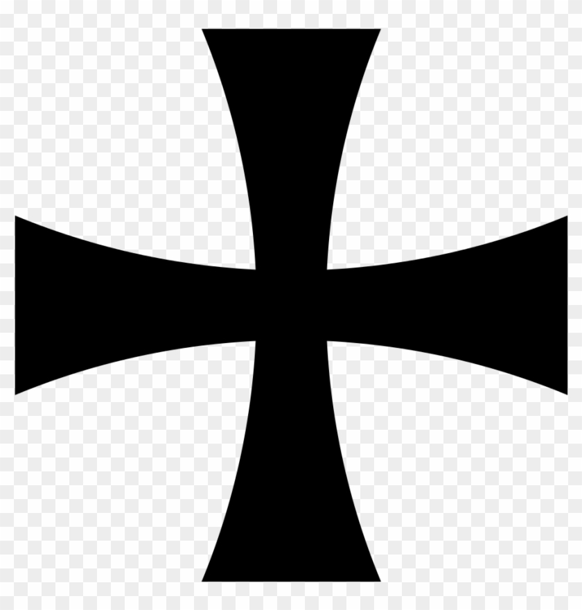 Iron Cross Vector - Red Baron Cross Clipart