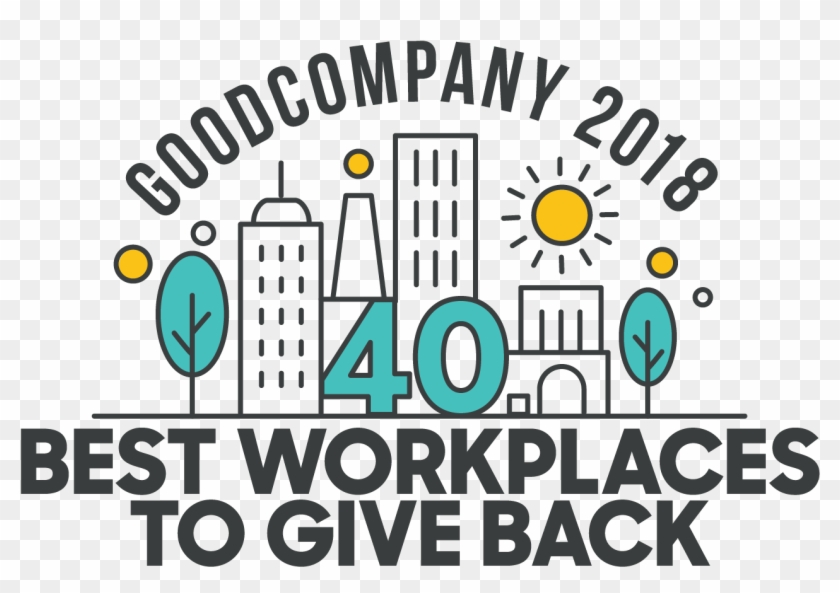 Top 40 Workplaces To Give Back - Graphic Design Clipart #1584852