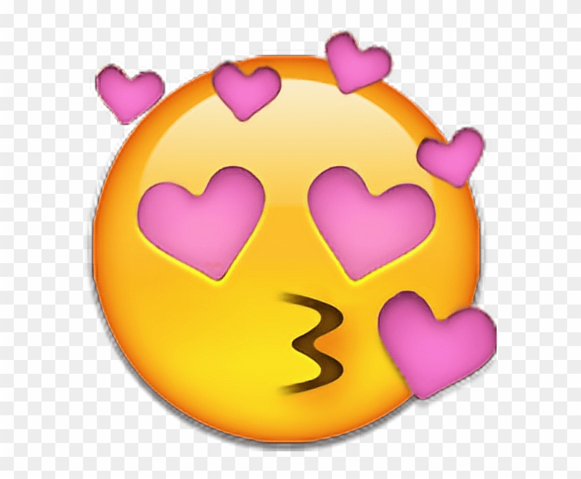 Emoji Heart Pink Edit Kiss Love Sticker - Png Эмодзи Любовь Clipart #1585030