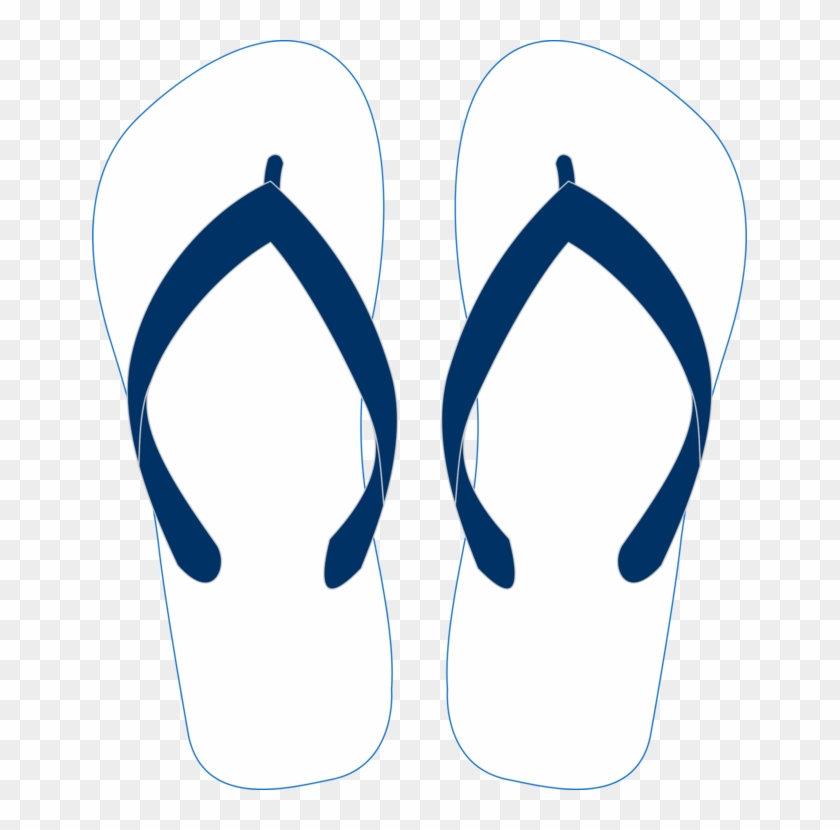 Computer Icons Shoe Flip-flops Download Sandal - Flip-flops Clipart #1585234