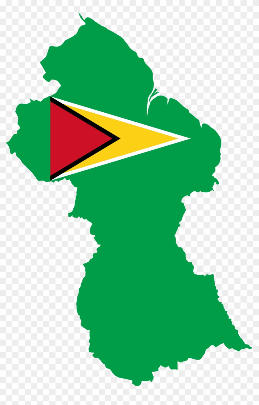 This Free Icons Png Design Of Guyana Map Flag Clipart #1585265