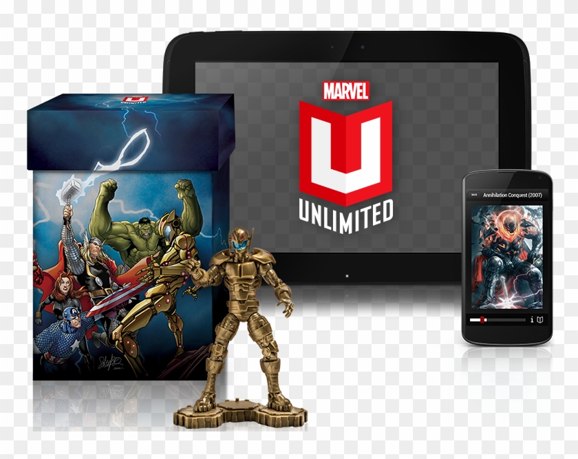 Marvel Legends Gold Ultron Figure With Marvel Unlimited - Marvel Comics Unlimited Clipart
