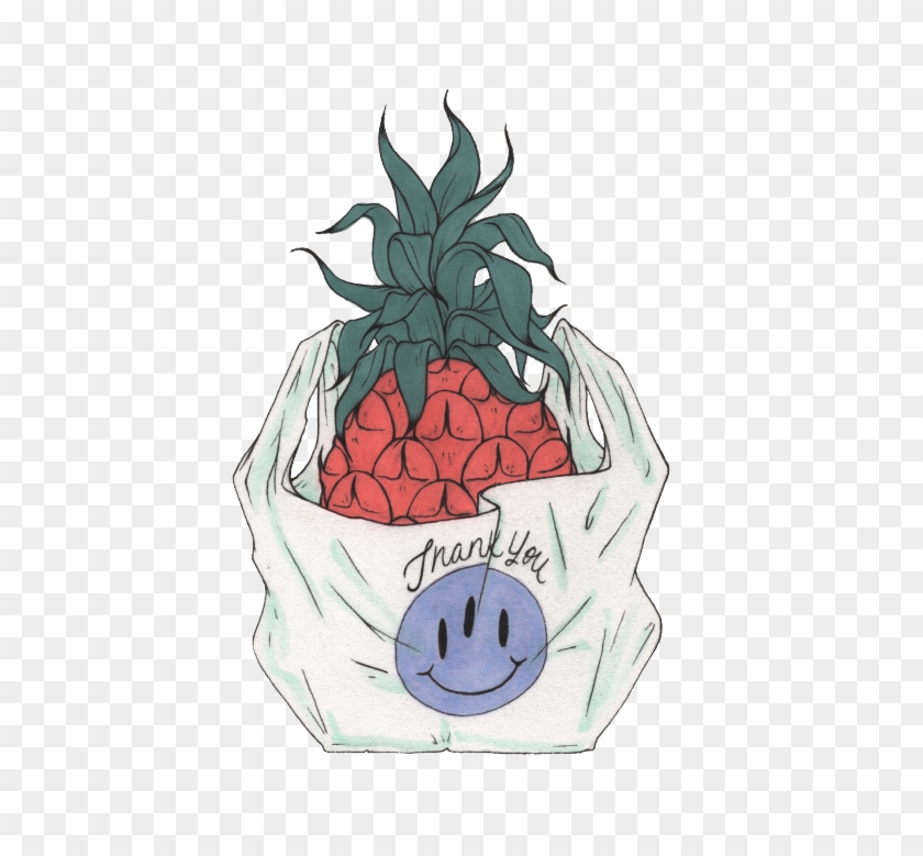 Pineapple Clipart Black And White Free - Strawberry - Png Download #1585708