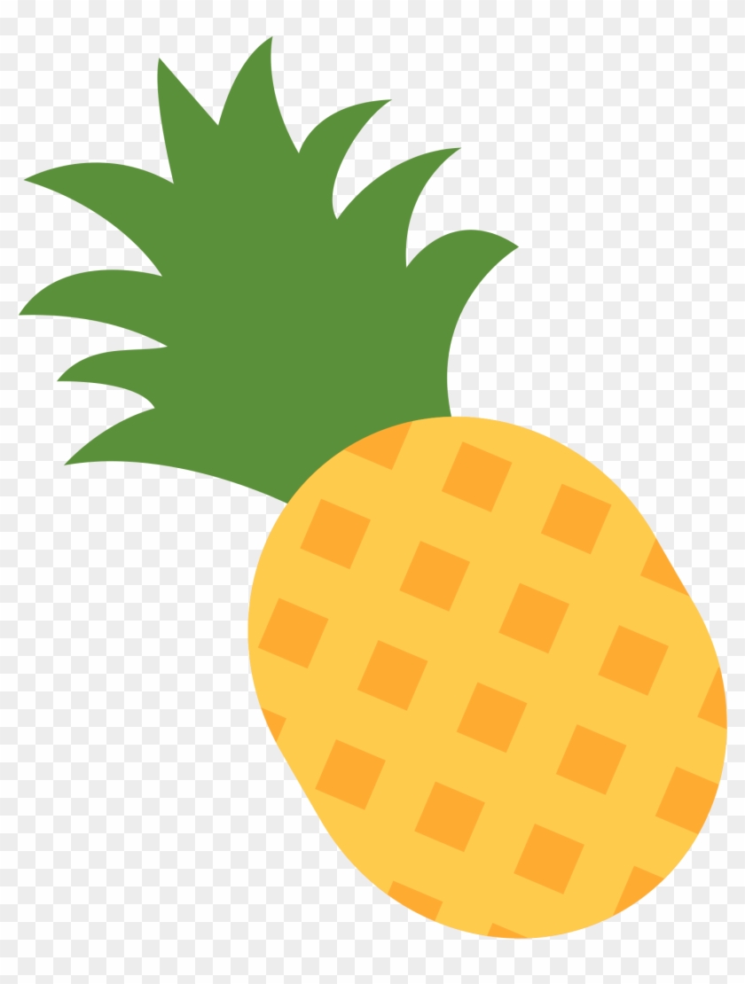 File - Twemoji 1f34d - Pineapple Emoji Transparent Clipart