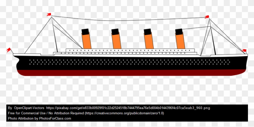 The Titanic Sank On April 15th, 1912 Here Are Related - Titanic Ship Clip Art - Png Download #1585791