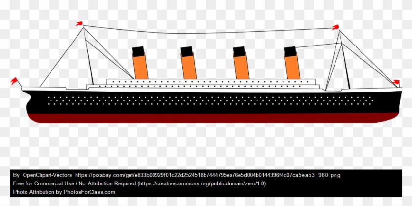 The Titanic Sank On April 15th, 1912 Here Are Related - Titanic Ship Clip Art - Png Download