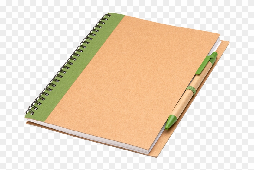 Picture Of Colour Accented Spiral Notebook With Pen - Sketch Pad Clipart