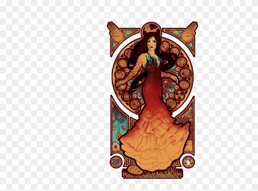 'the Hunger Games' Teefury Shirt - Illustration Clipart