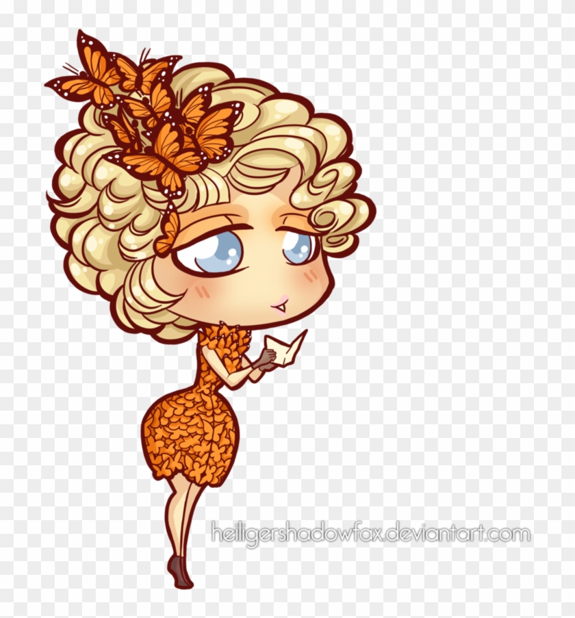 The Hunger Games - Effie Hunger Games Cartoon Clipart #1586069