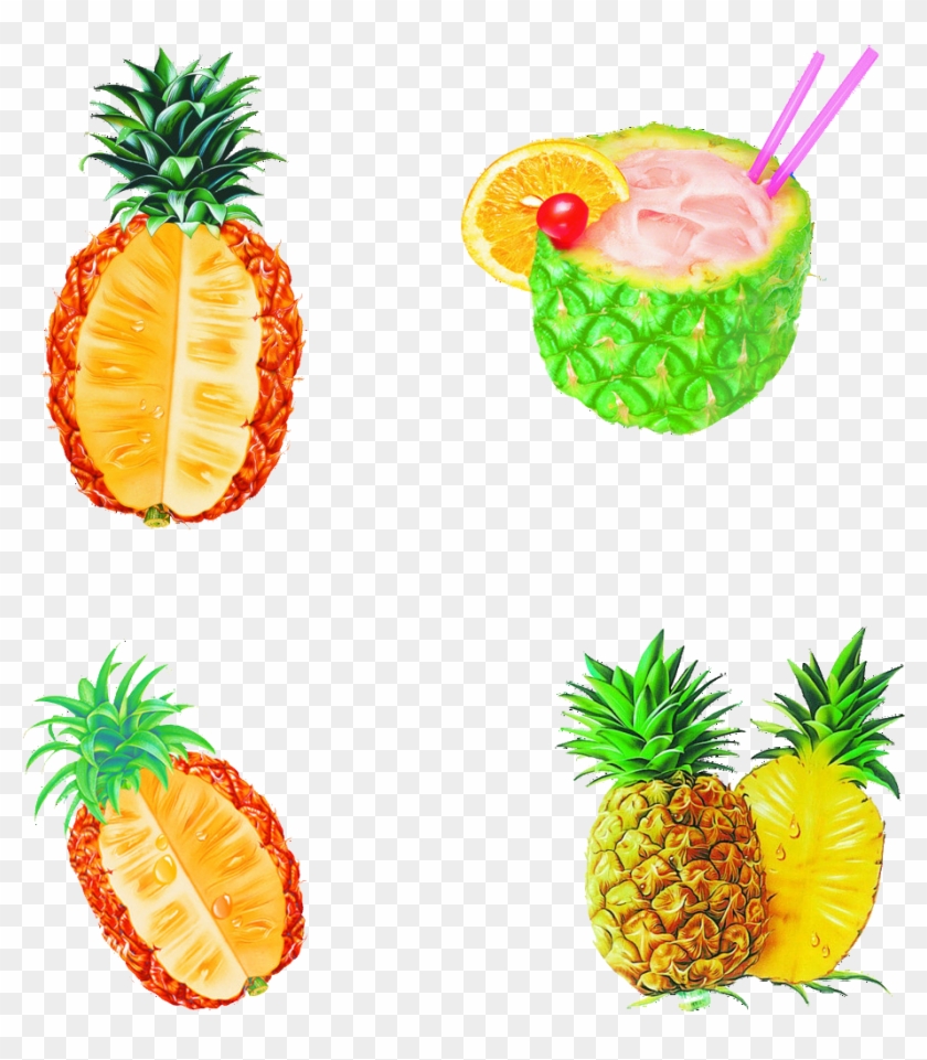 Pineapple Clipart Tropical - Boluo - Png Download #1586213