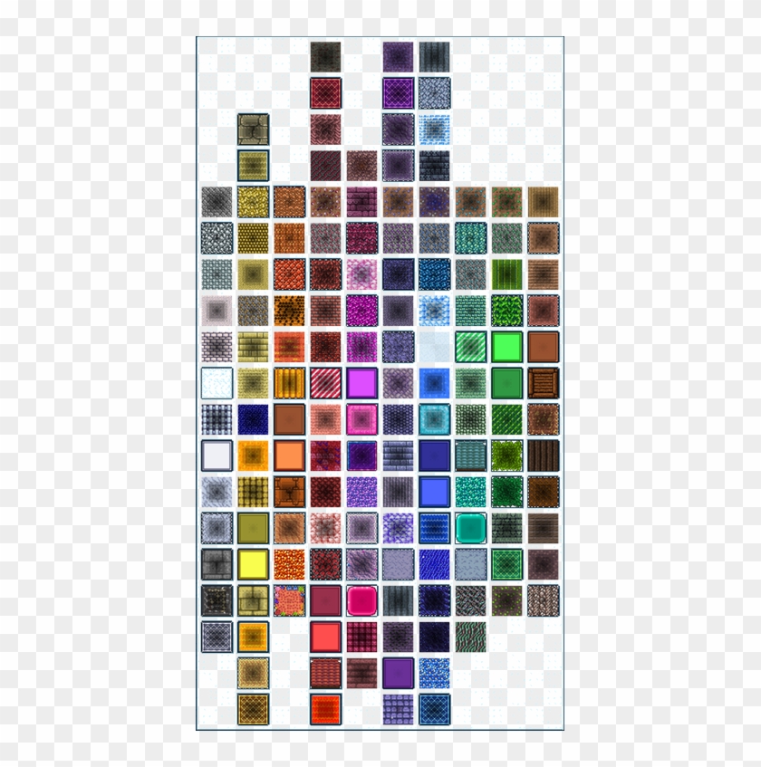 The Color Palette I Use For Pixel Art, You Guys Might - Terraria Block Colour Palette Clipart #1586244