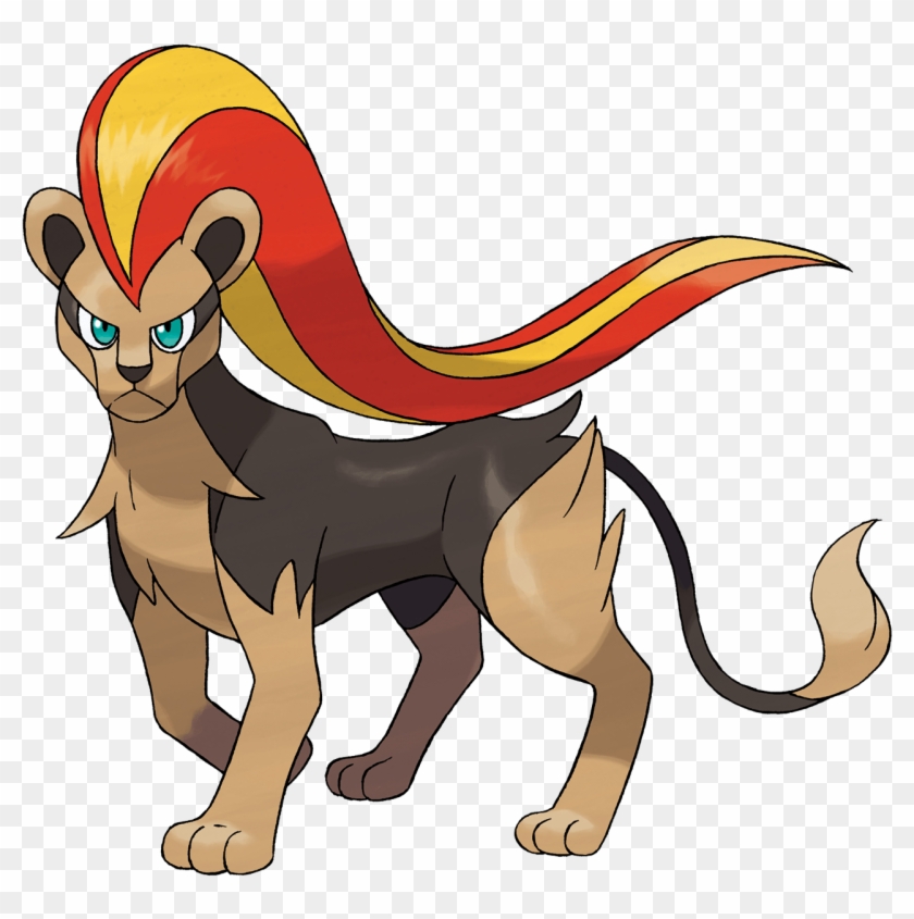 Download - Pyroar Pokemon Clipart #1586799