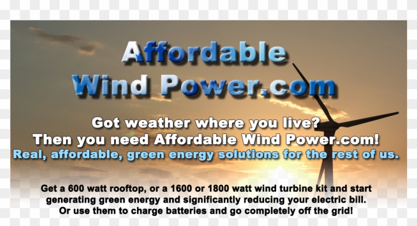 Get Great Deals On High Quality Wind Turbine Kits From - Wind Turbine Clipart #1587015