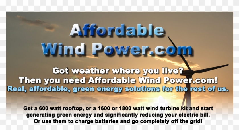 Get Great Deals On High Quality Wind Turbine Kits From - Wind Turbine Clipart