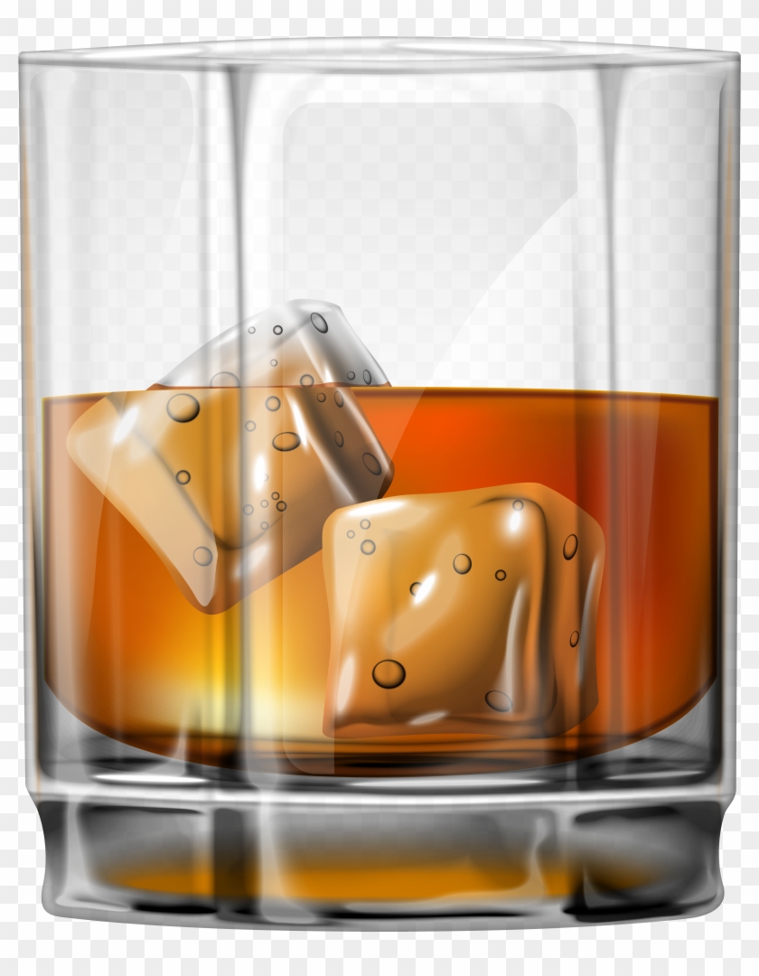 Glass Of Whiskey Png Clip Art - Glass Of Whiskey Png Transparent Png