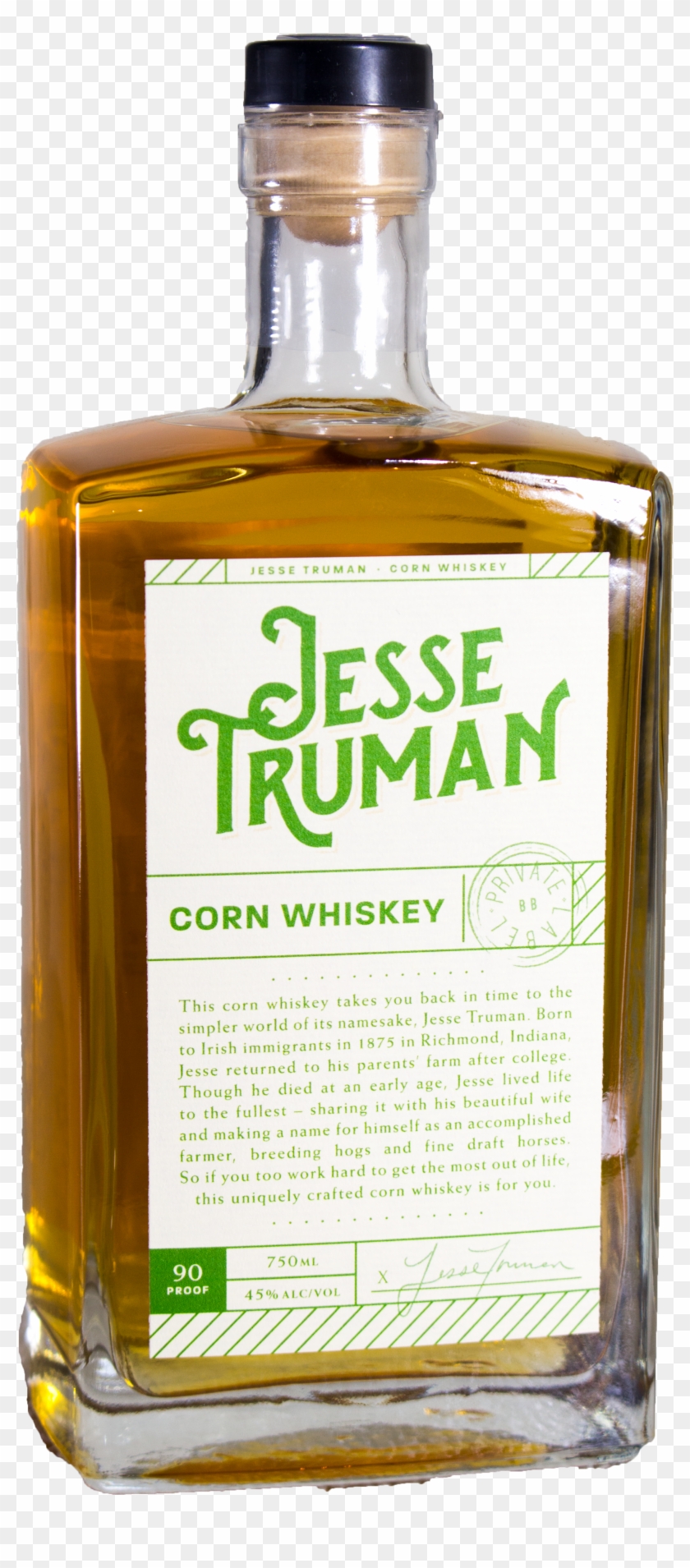 Jesse Truman Corn Whiskey - Whisky Clipart #1587611