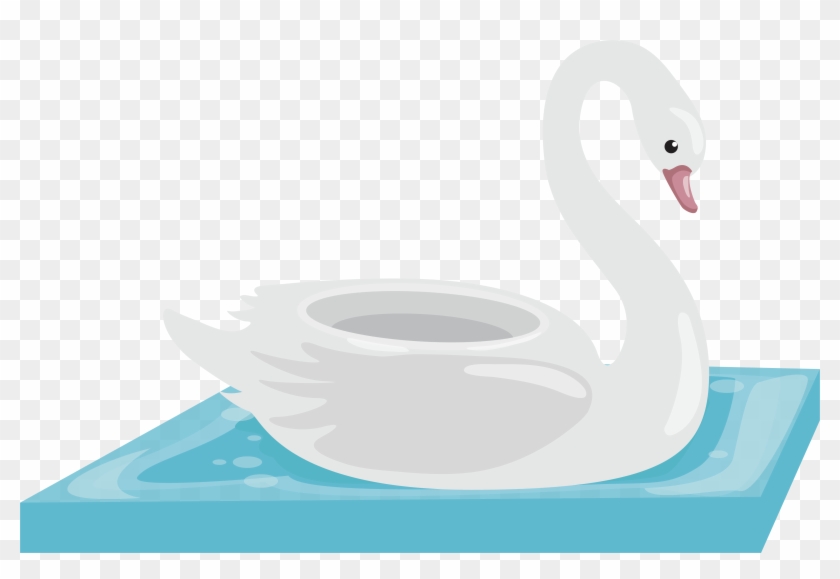 Cartoon Animation Comics Design Of White - Black Swan Clipart #1588018