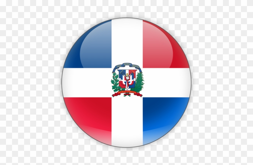 Illustration Of Flag Of Dominican Republic - Dominican Republic Icon Clipart